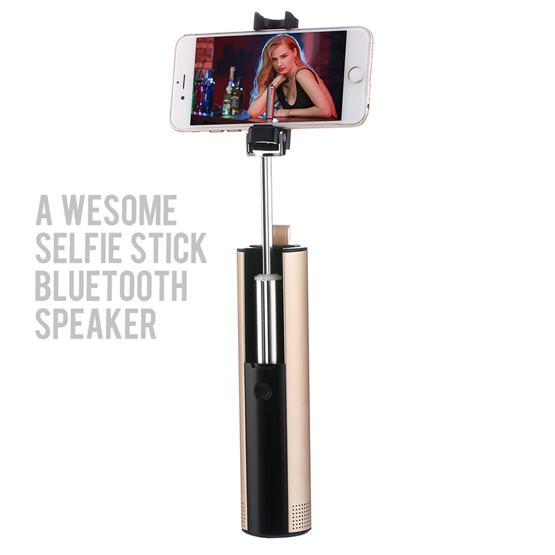 S621 ลำโพงไร้สาย Selfie Stick พกพาสะดวก